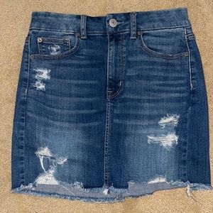 American Eagle Curvy High Rise Mini Skirt Size 6